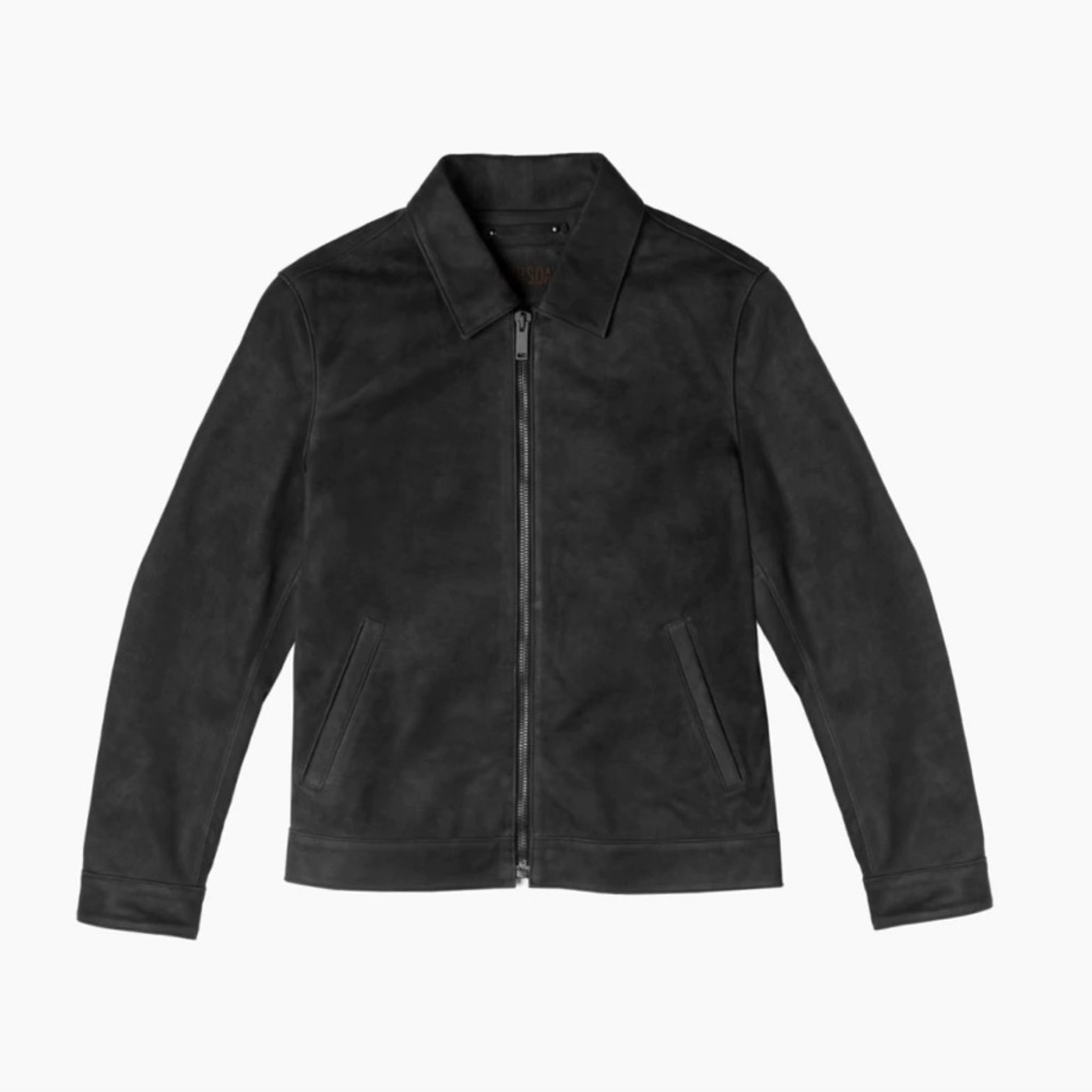 Thursday Boot Company - Keanu Jacket - Black Matte /Suede Leather - S - NWOT